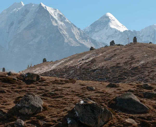Island Peak seen from Dingboche _ Island Peak Climbing