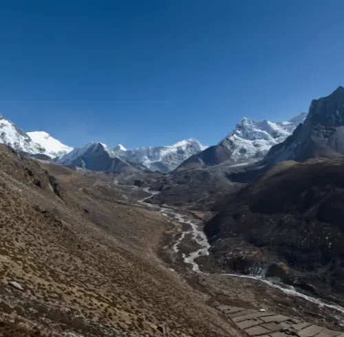 Panoramic Views of the Himalayas during Chhukung to Island Peak Climbing
