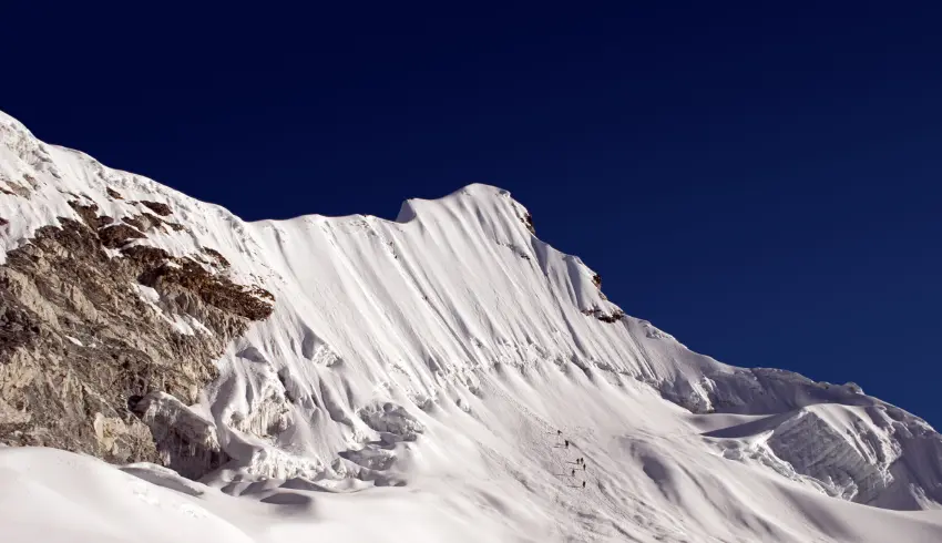 Stunning view of Island Peak - Island Peak Climbing