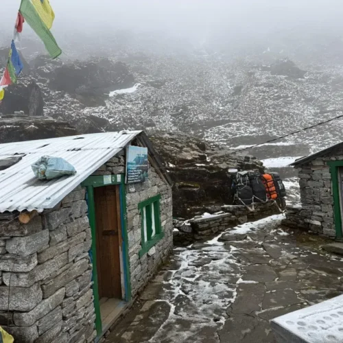 View of 25-day Mera & Island Peak Climbing