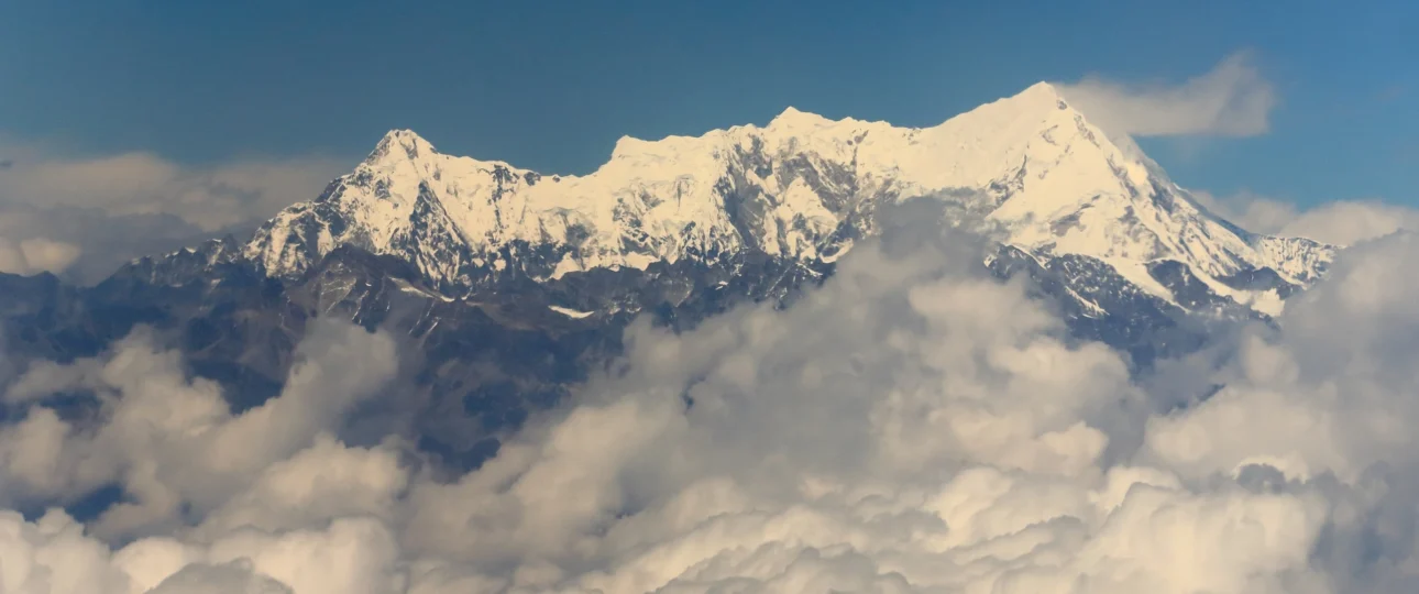Aerial View of Island Peak (Imja Tse)